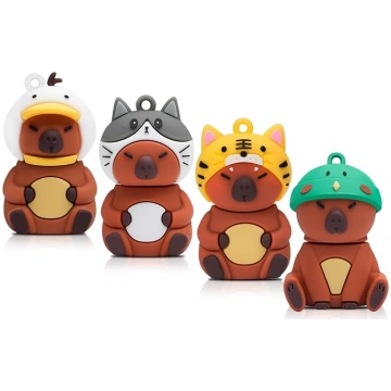 BORLTER CLAMP Pack of 4 USB Stick 32 GB Cute Flash