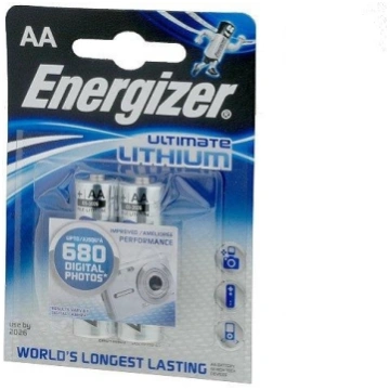 Battery: lithium; 1.5V; AA; 3000mAh; non-rechargea