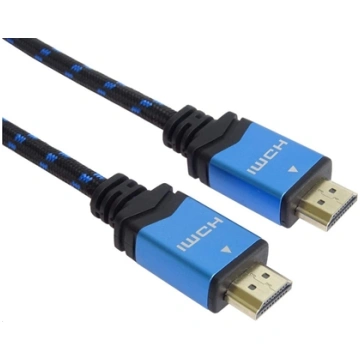 Kabel PremiumCord HDMI - HDMI 0.5m niebieski (kphd