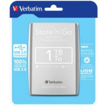 Verbatim External Hard Drive Store n Go 1TB 53071V