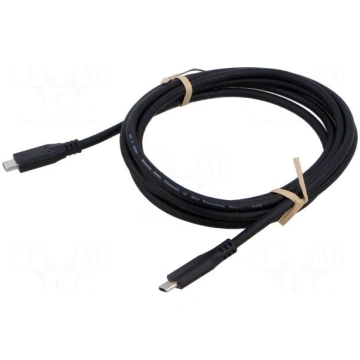 Cable | USB 4.0 | USB C plug,both sides | 2m | bla