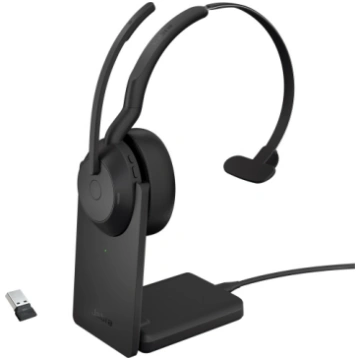 Jabra Evolve2 55, with charging station (black, mo