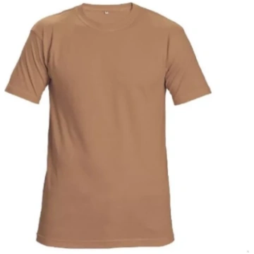 T-krekls TEESTA bēšs, 100% kokvilna, IZM 2XL