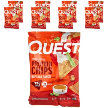 Quest Nutrition, Tortilla Style Protein Chips, Buf