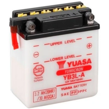 Startera akumulatoru baterija YUASA YB3L-A