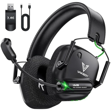 Bezvadu spēļu austiņas, 2,4 GHz USB un Bluetooth s