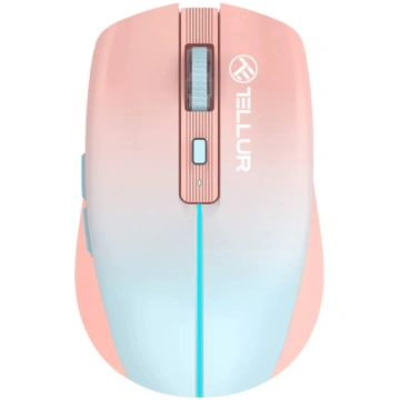 Tellur Silent Click Wireless Mouse Orange TLL49134