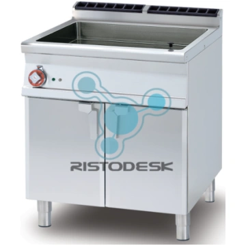 Brasiera elettrica professionale-vasca fissa multi