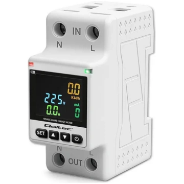 Vienfāzes elektroenerģijas skaitītājs QOLTEC 50981