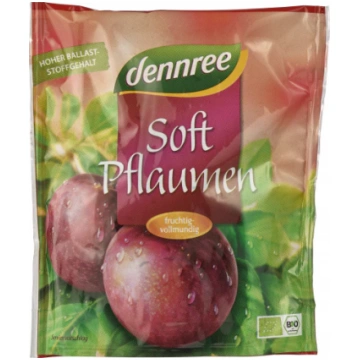 Dennree BIO žāvētas plūmes bez kauliņiem, 200g
