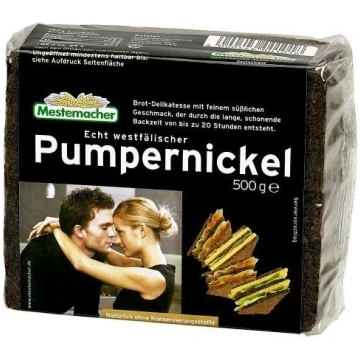 Rudzu maizes Vestfāles pumperniķeļi 500g