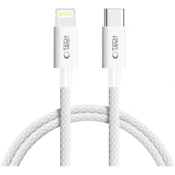 Kabel USB Tech-Protect USB-C - Lightning 1 m Szary