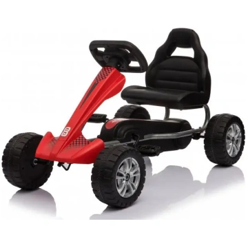 Velokarts (Velomobilis) Go-Kart 1801 sarkans (3-6 
