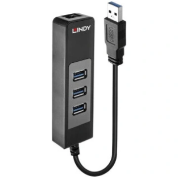 I/O HUB USB3 & LAN ADAPTER/43176 LINDY