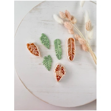 Polymer Clay Cutter, Leaf Shapes for Earrings, Bot