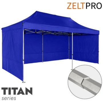 Tirdzniecības telts 4x8 Zila Zeltpro TITAN