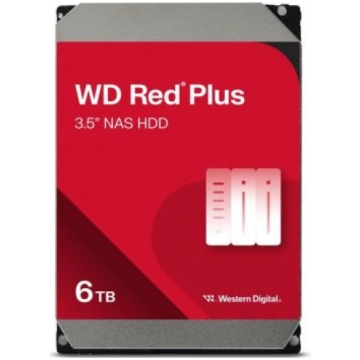 WD Hard Drive Red Plus WD60EFPX - 6 TB - 3.5" - SA