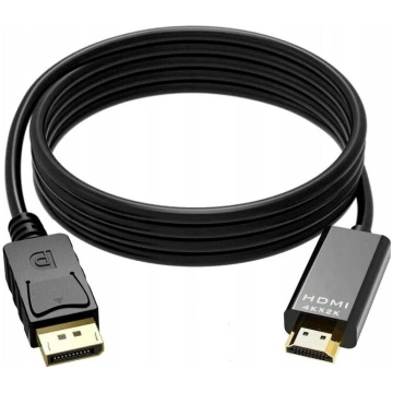 DP DisplayPort - HDMI, 1.8 m Nav norādīts
