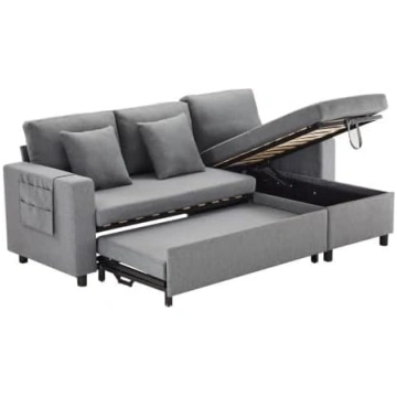 Modern Sofa Bed Corner Sofa with Sleep Function an