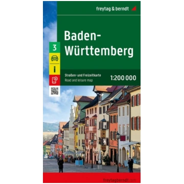 Baden-Württemberg, Straßen- und Freizeitkarte 1:20