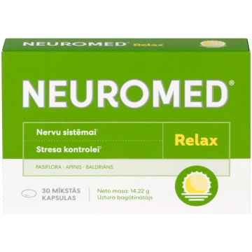 NEUROMED Relax mīkstās kapsulas, 30 gab