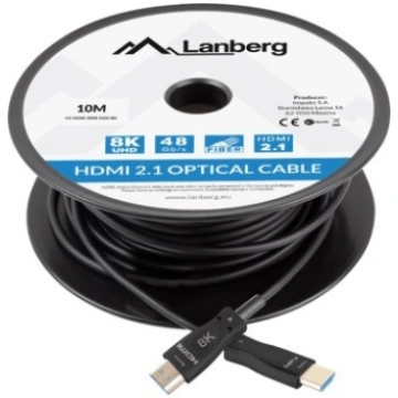 LANBERG HDMI M/M V2.1 Cable 10M Optical CA-HDMI-30