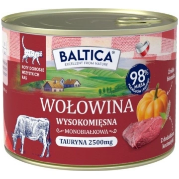 Baltica flavours regions pieaugušo kaķu liellopu g