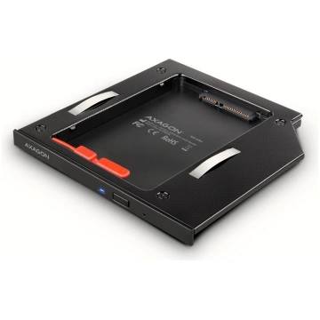 AXAGON Optical disk drive caddy for 2.5“ SSD/HDD. 