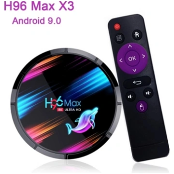 RIFF H96 MAX X3 Smart TV kaste Amlogic S905X3 4Gb 