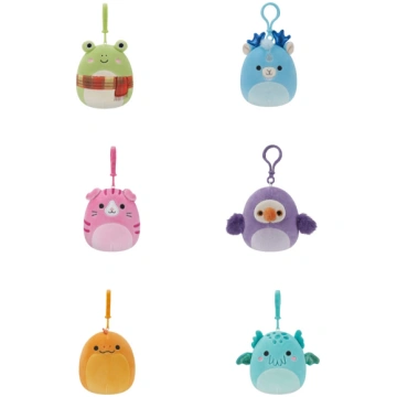 SQUISHMALLOWS Piestiprināma mīkstā rotaļlieta 8 cm