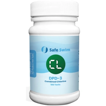 Safe Swim® reaģenta strēmeles - Saistītais hlors (