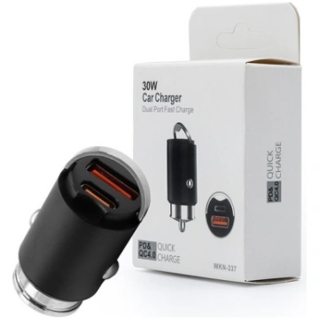 Jaudīgs 30w Usb-c auto lādētājs ar Pd un Qc Nav no