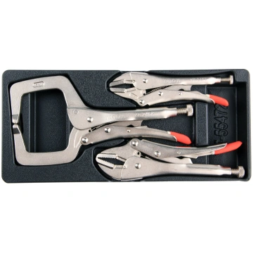LOCK GRIP PLIERS , 3PCS SET (YT-55472) Yato