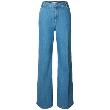Selected - Slfevelyn Hw Extra Wide Jeans - izmērs