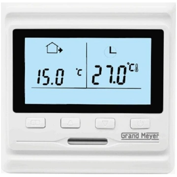 Programmējams temperatūras regulators HW500, 16A, 