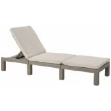 Keter Sun lounger Jaipur with cushion beige Sauļoš