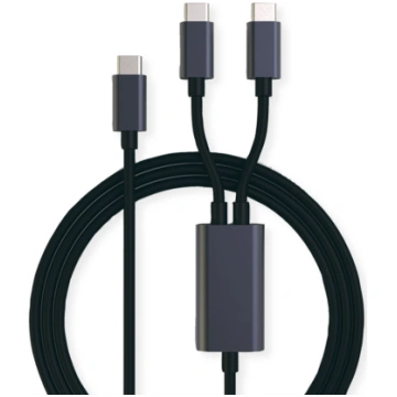 Roline USB2.0 Y - Splitter Charging Cable, Type C 