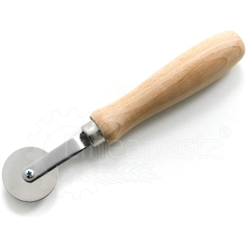 Pasta wheel cutter with single smooth 30 mm blade