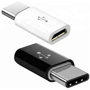 Riff Adapteris no Micro-USB uz Type-C Black (RF-MI