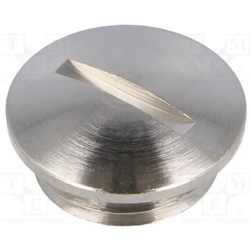 Stopper; M16; 1.5; IP68; brass; Plating: nickel; V