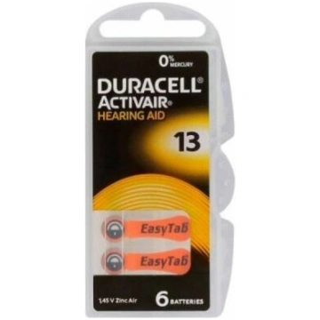 Baterija dzirdes aparātiem Duracell Activeair PR48