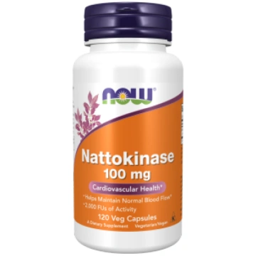 Nattokinase 100 mg Now Foods 120 vcaps