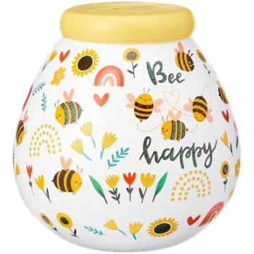 Pot Of Dreams Bee Happy Fund, keramisks, daudzkrās