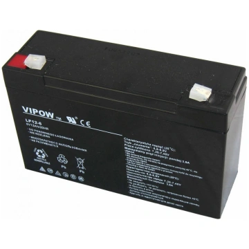 Vipow Akumulators Gēla 6v 12ah Vipow (bat0201)