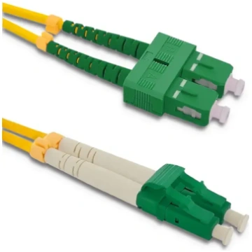 Qoltec Fiber optic patch cord SC/APC - LC/APC | Si