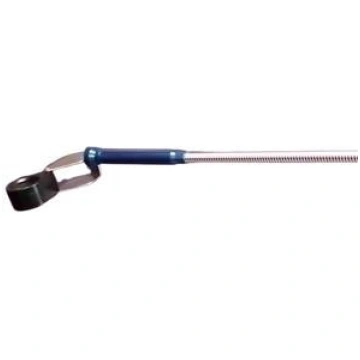 Magnetic pick up tool with claw & LED