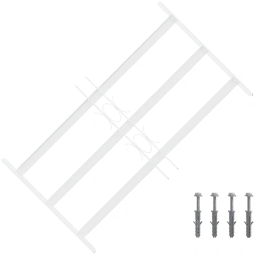 Apsardzes restes logiem ar 3 šķērsstieņiem 3 pcs 4