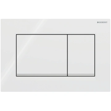 Geberit PLACCA DI COMANDO "SIGMA 20" SQUARE Bianca