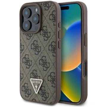 Guess Leather 4G Triangle Strass Back Case for App