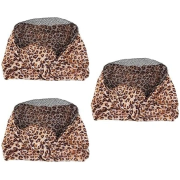 minkissy Pack of 3 Parūku cepure Biezu matu tīkli 